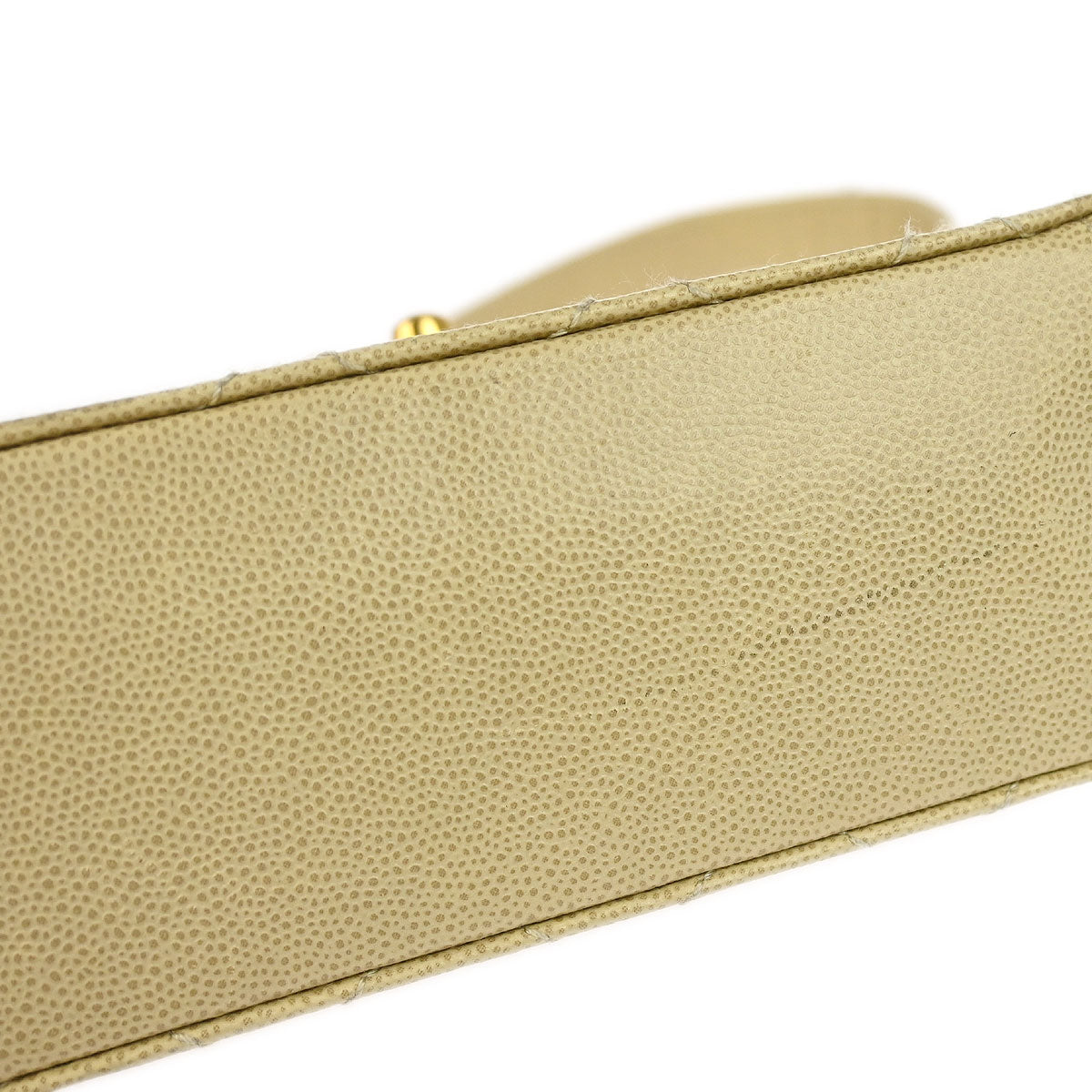 Chanel 1997-1999 Beige Caviar Shoulder Bag