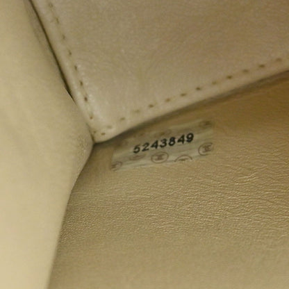 Chanel 1997-1999 Beige Caviar Shoulder Bag