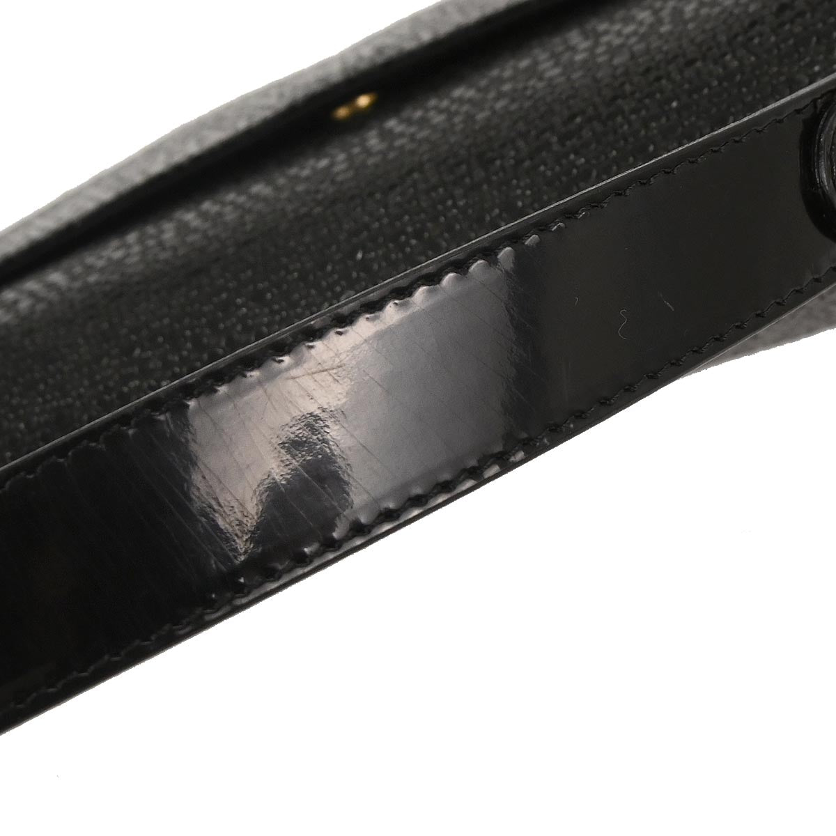 Christian Dior * Black Galuchat Stingray Double Saddle Handbag