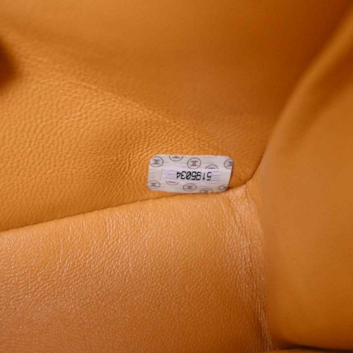 Chanel 1997-1999 Orange Lambskin Medium Classic Double Flap Shoulder Bag