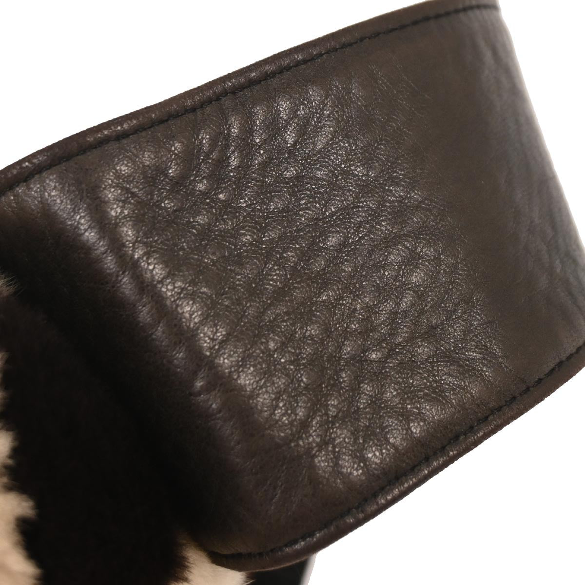 Chanel * Brown Lapin Fur Shoulder Bag