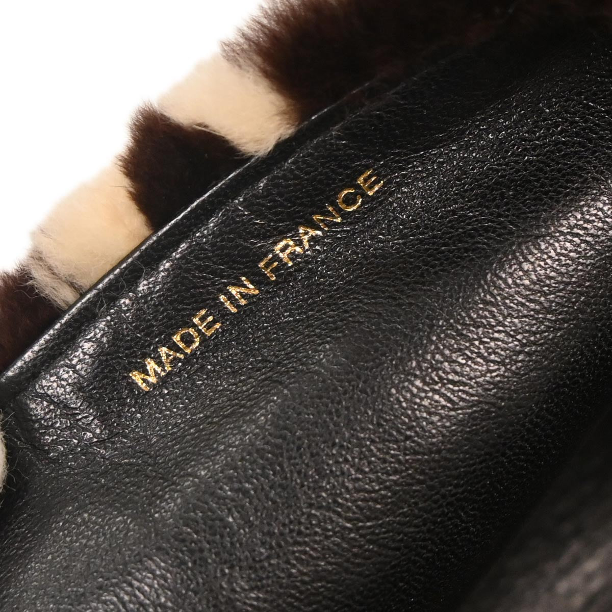 Chanel * Brown Lapin Fur Shoulder Bag