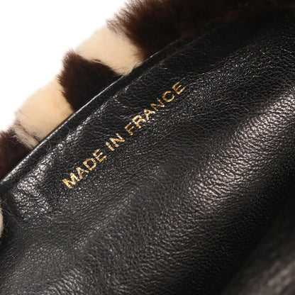 Chanel * Brown Lapin Fur Shoulder Bag