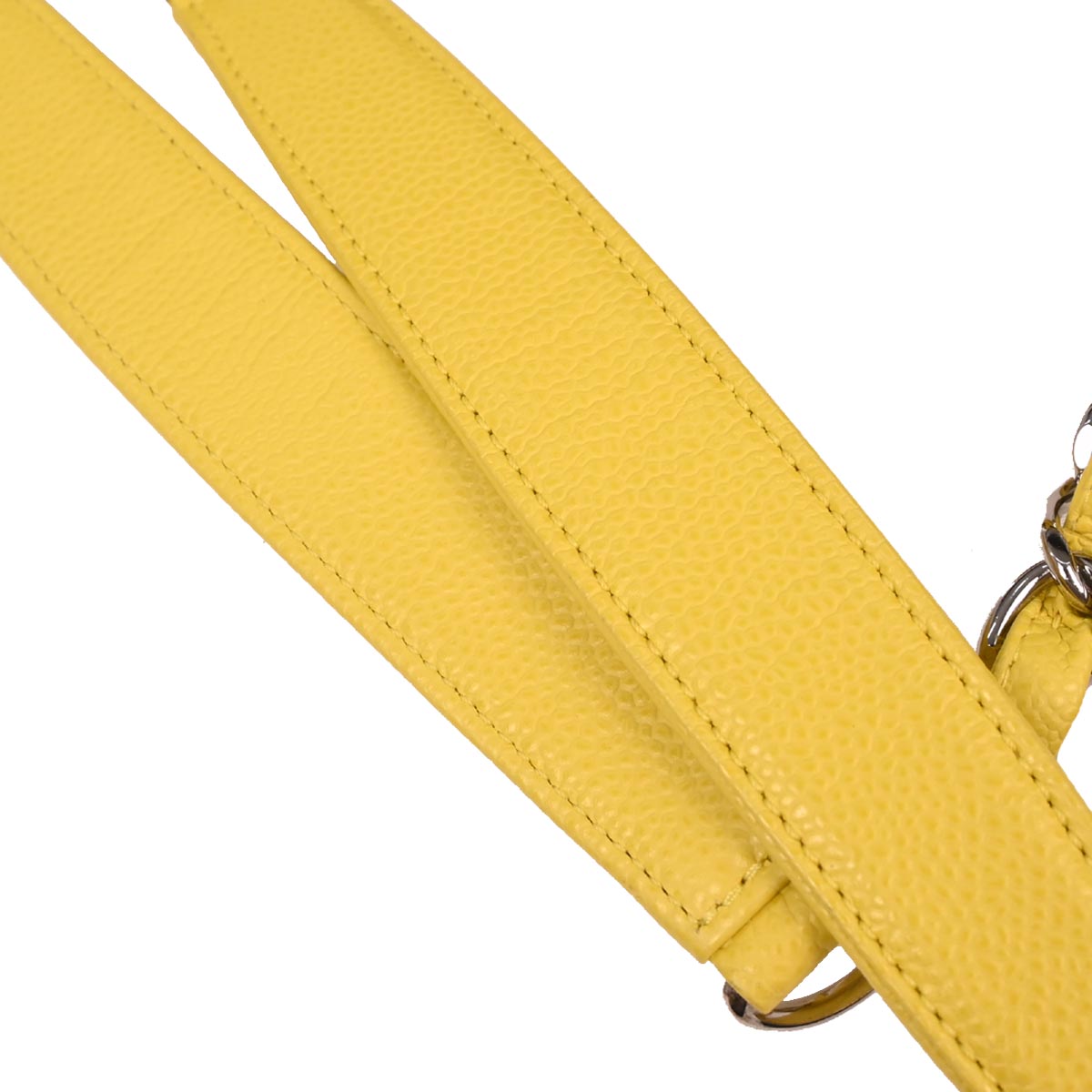 Chanel Yellow Caviar Petite Shopping Tote PST Chain Handbag