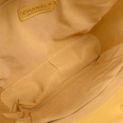 Chanel Yellow Caviar Petite Shopping Tote PST Chain Handbag