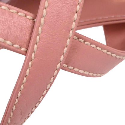 Chanel 2005-2006 Pink Calfskin Wild Stitch Tote Handbag