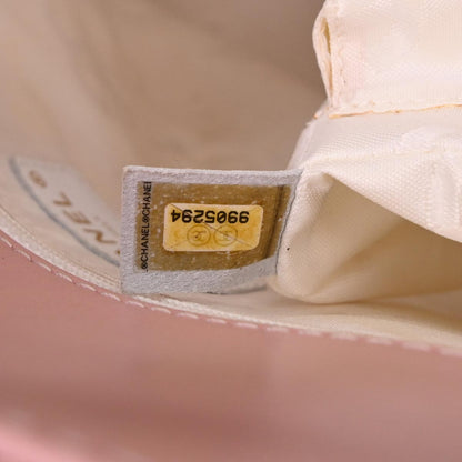 Chanel 2005-2006 Pink Calfskin Wild Stitch Tote Handbag
