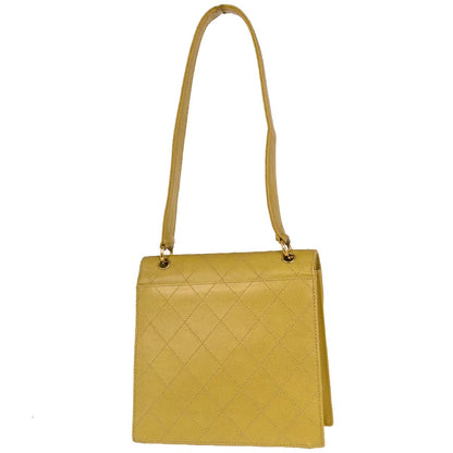 Chanel Yellow Caviar Handbag