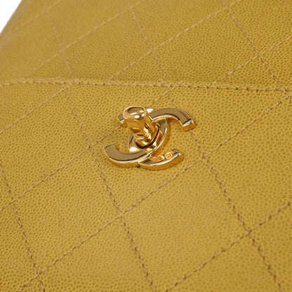 Chanel Yellow Caviar Handbag