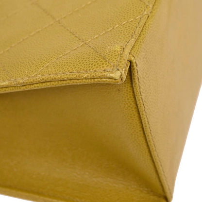 Chanel Yellow Caviar Handbag