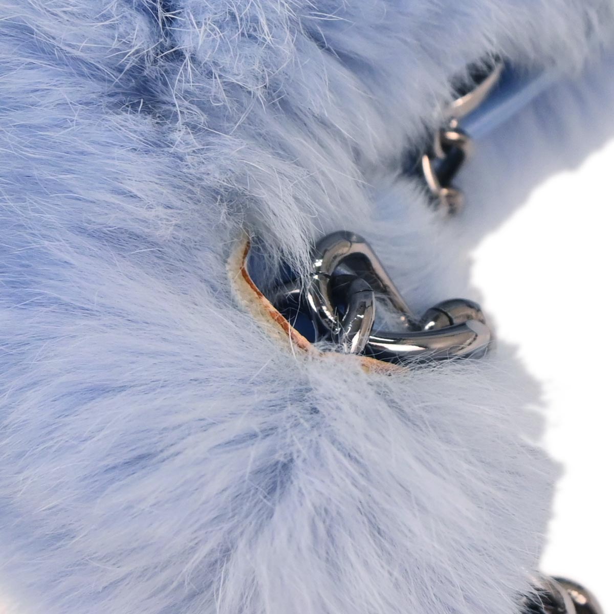 Chanel * 2002-2003 Blue Lapin Fur Handbag
