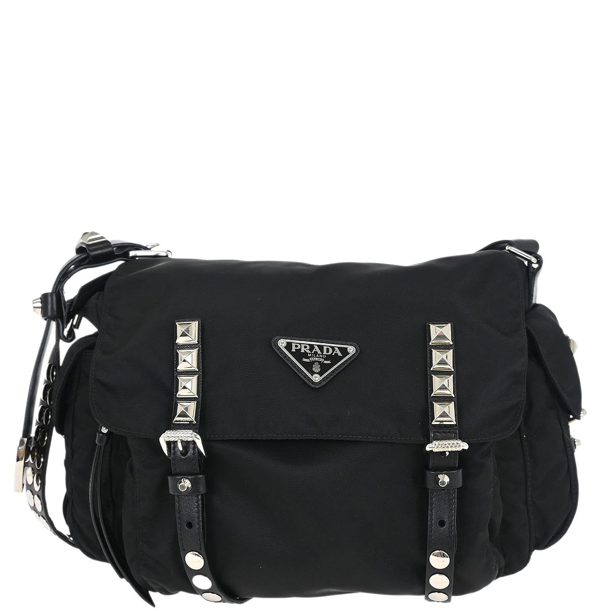 Prada Black Nylon Shoulder Bag