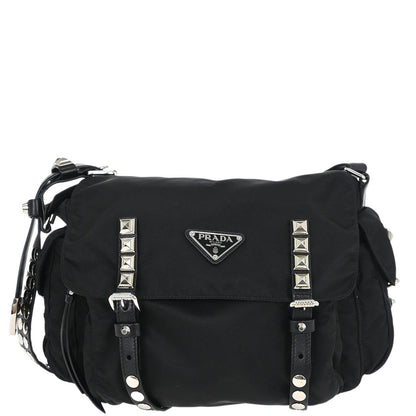 Prada Black Nylon Shoulder Bag