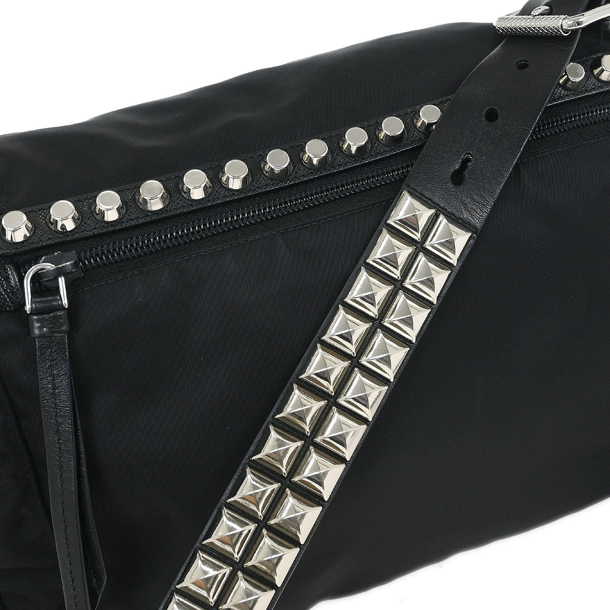 Prada Black Nylon Shoulder Bag