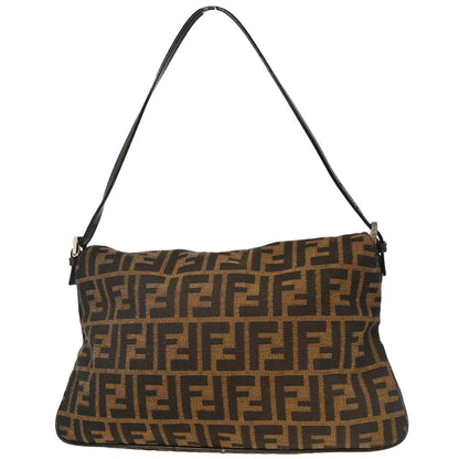 Fendi Brown Canvas Zucca Handbag