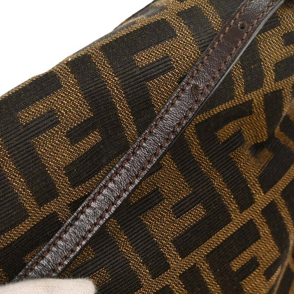 Fendi Brown Canvas Zucca Handbag