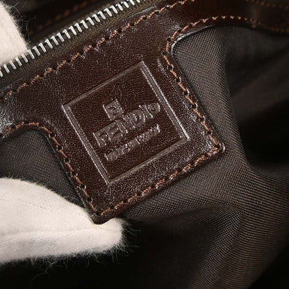 Fendi Brown Canvas Zucca Handbag