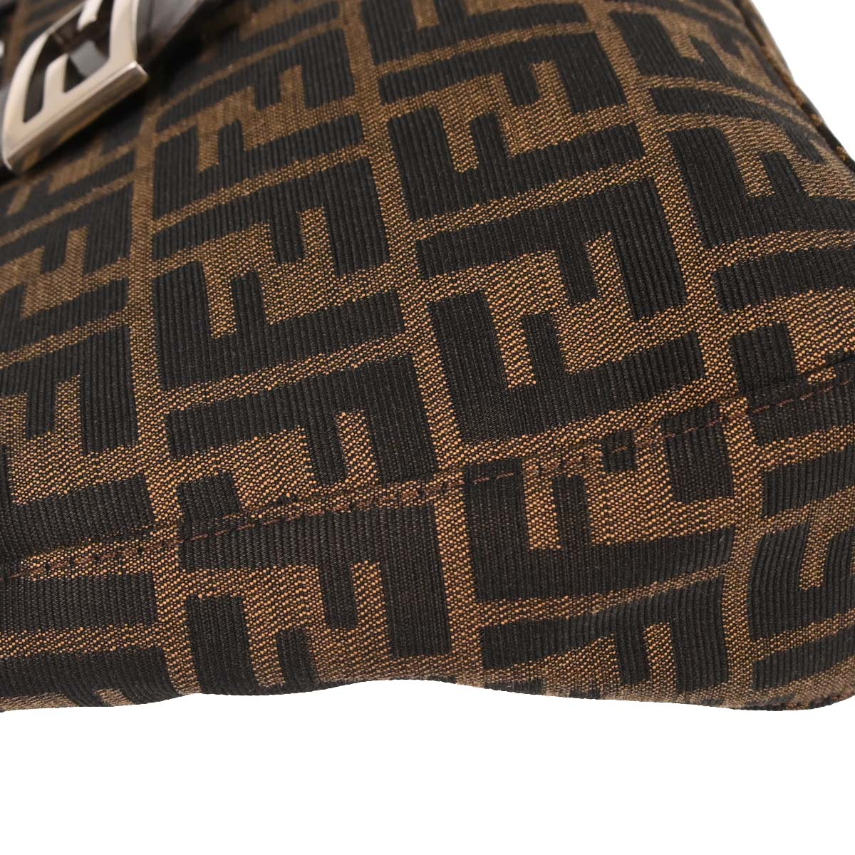 Fendi Brown Canvas Zucca Handbag