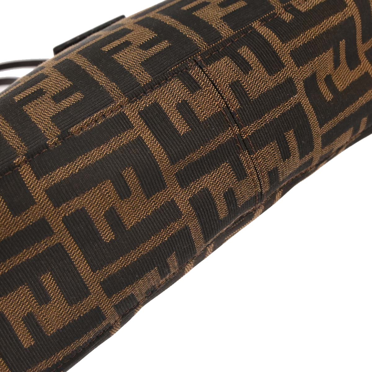 Fendi Brown Canvas Zucca Handbag