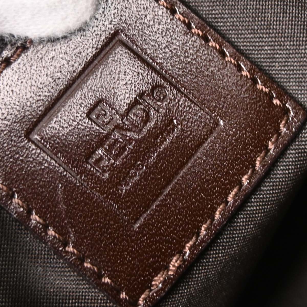 Fendi Brown Canvas Zucca Handbag