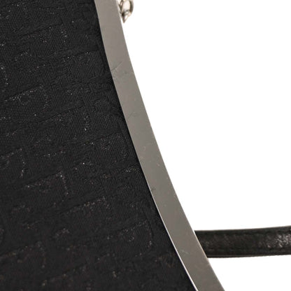 Christian Dior Black Canvas Trotter Saddle Handbag