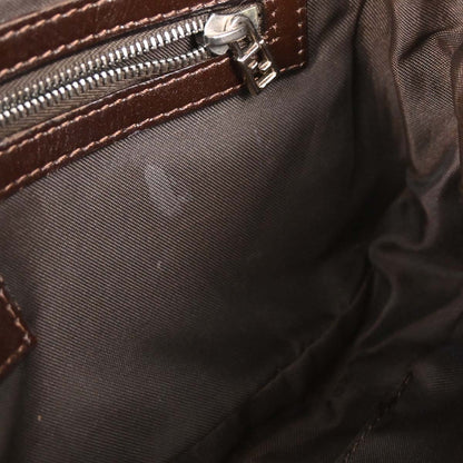 Fendi Brown Canvas Zucca Baguette Handbag