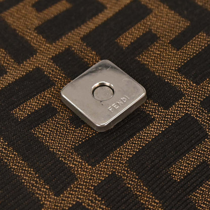 Fendi Brown Canvas Zucca Baguette Handbag