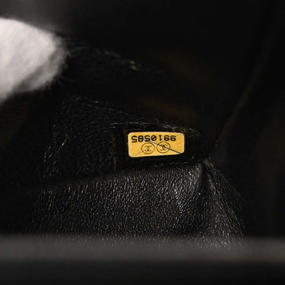 Chanel Black Caviar Small Classic Double Flap Shoulder Bag