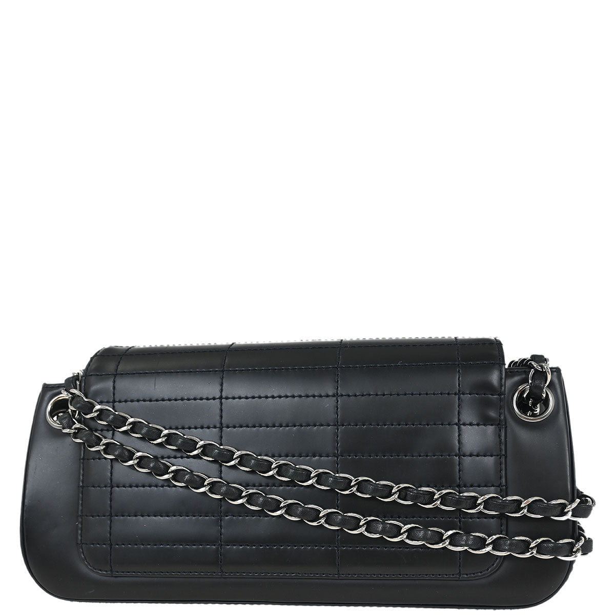 Chanel Black Calfskin Accordion Flap Bag