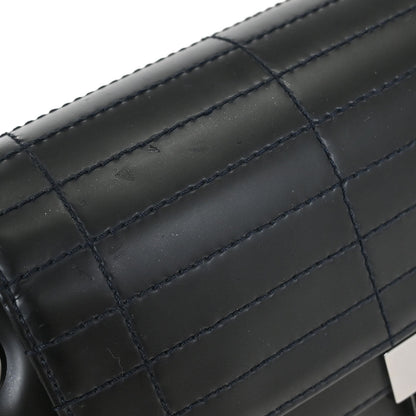 Chanel Black Calfskin Accordion Flap Bag