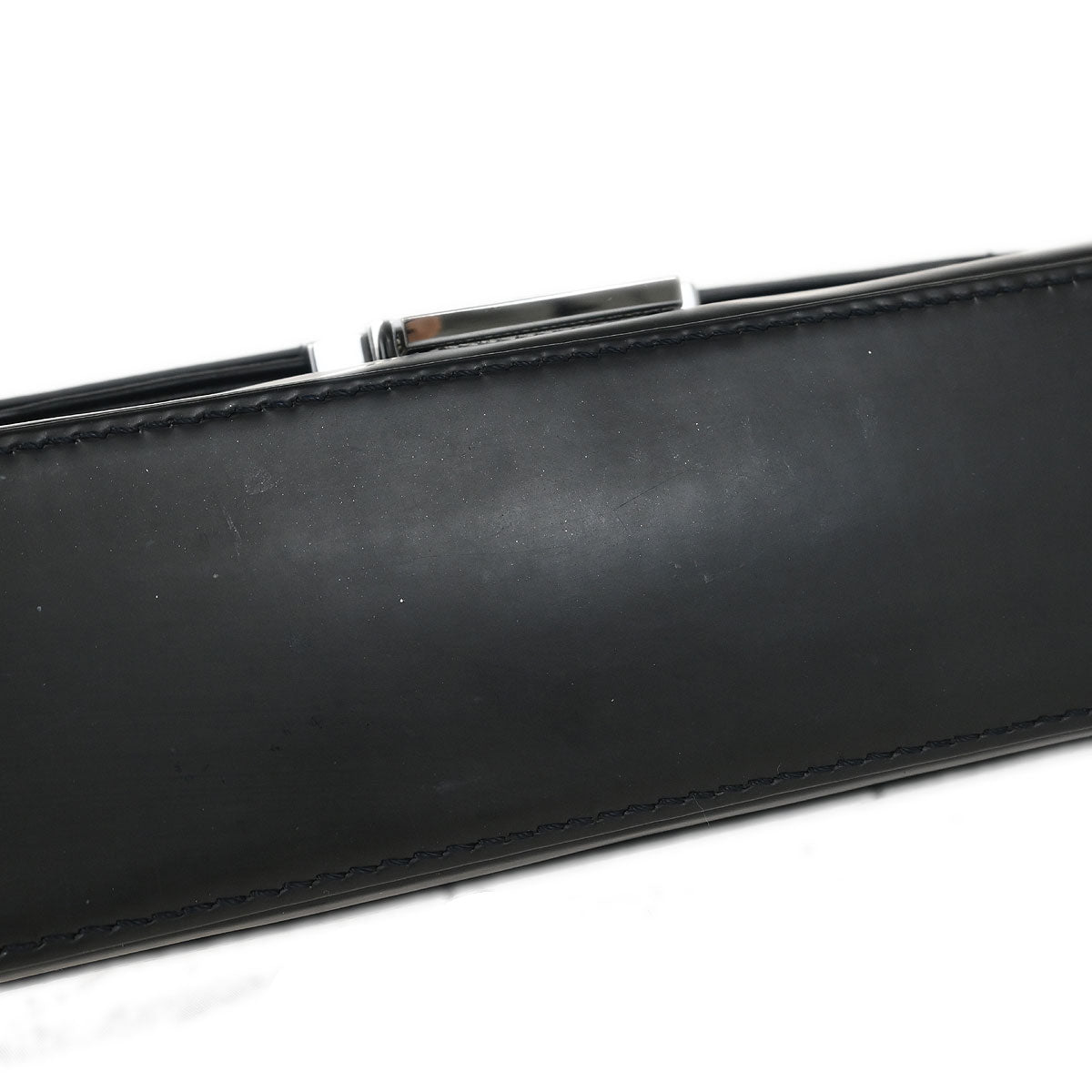 Chanel Black Calfskin Accordion Flap Bag