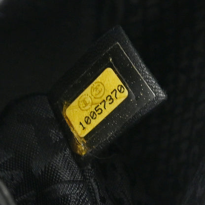 Chanel Black Calfskin Accordion Flap Bag