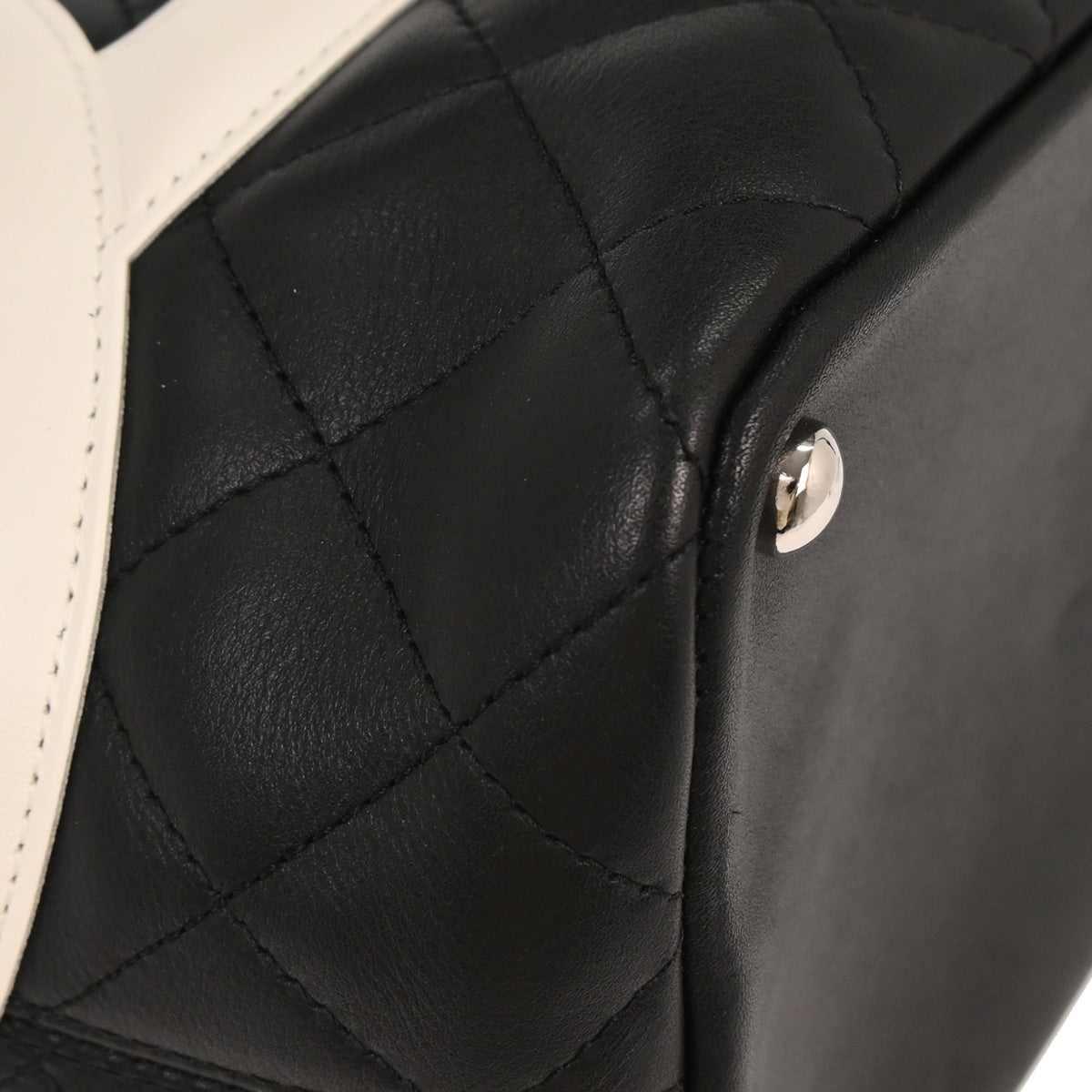 Chanel Black Calfskin Cambon Ligne Tote Handbag