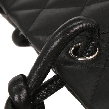 Chanel Black Calfskin Cambon Ligne Tote Handbag