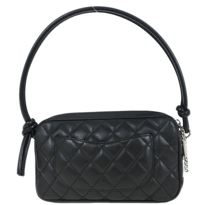 Chanel Black Calfskin Cambon Ligne Handbag