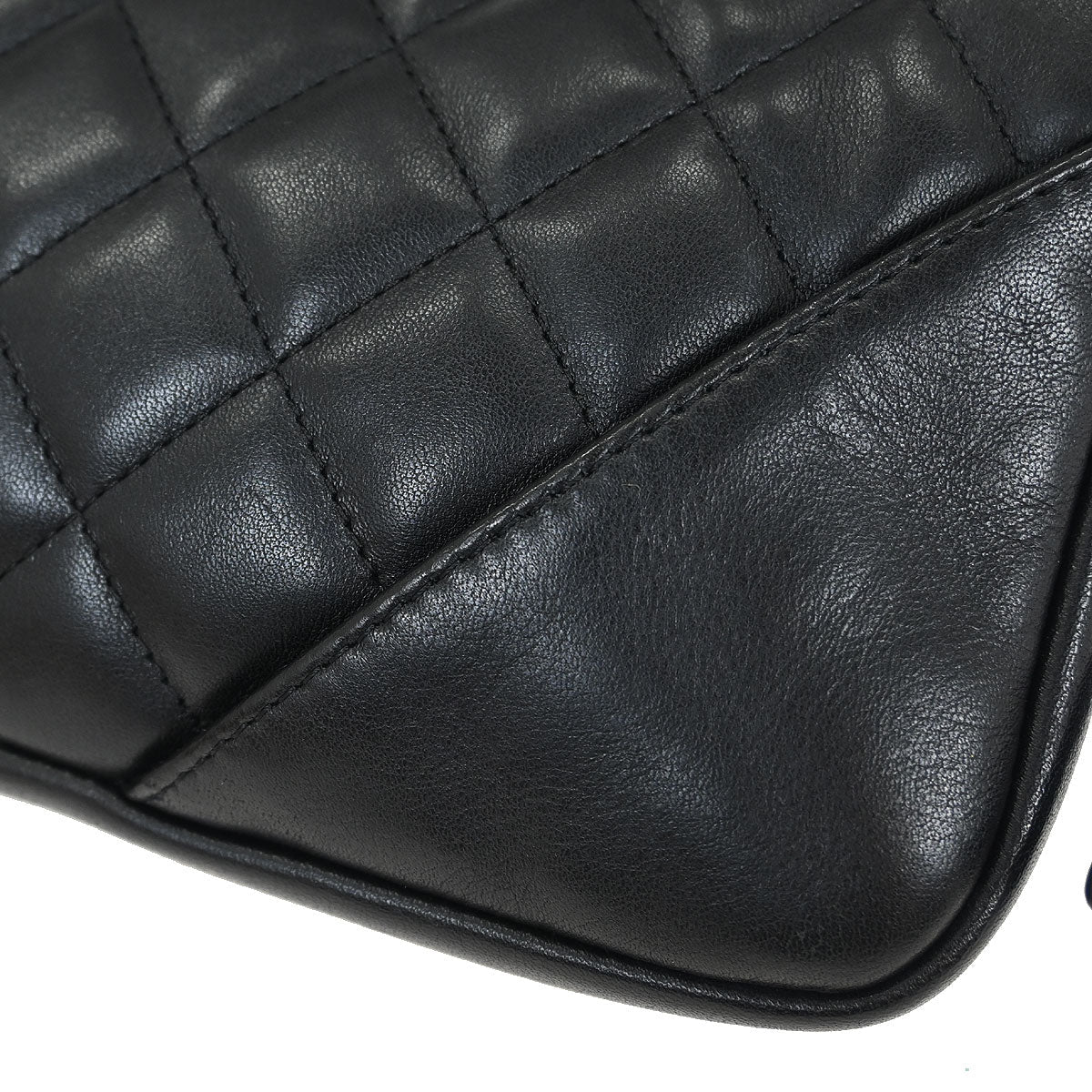Chanel Black Calfskin Cambon Ligne Handbag