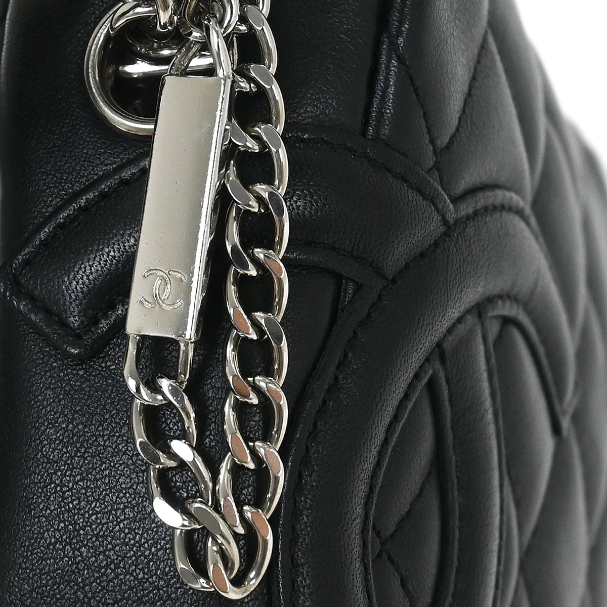 Chanel Black Calfskin Cambon Ligne Handbag