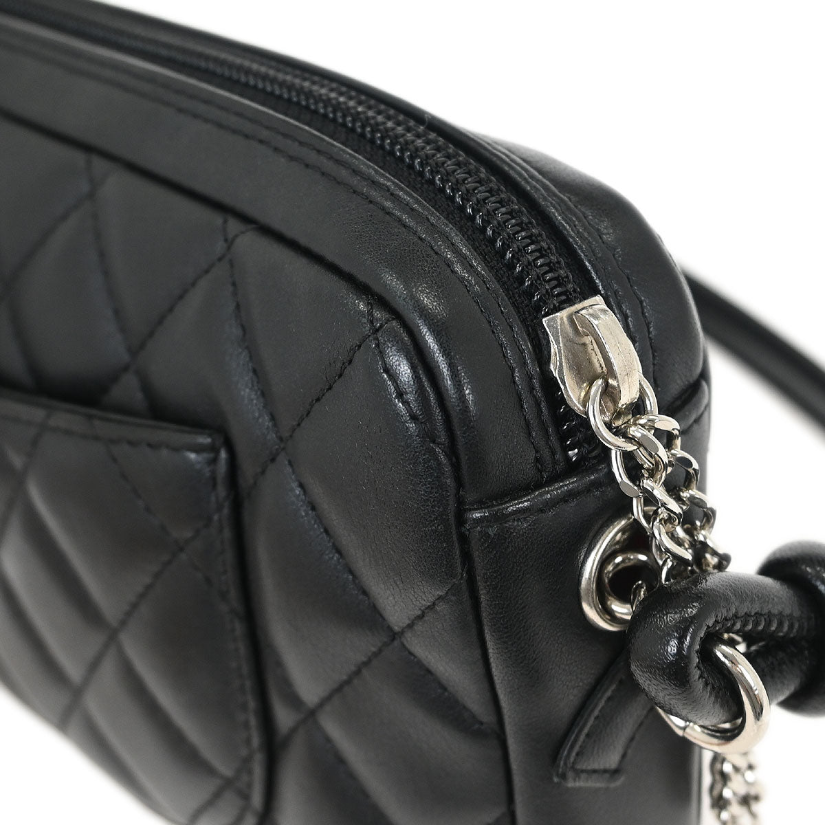 Chanel Black Calfskin Cambon Ligne Handbag
