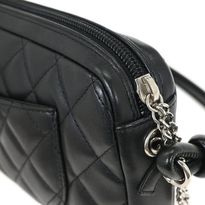 Chanel Black Calfskin Cambon Ligne Handbag