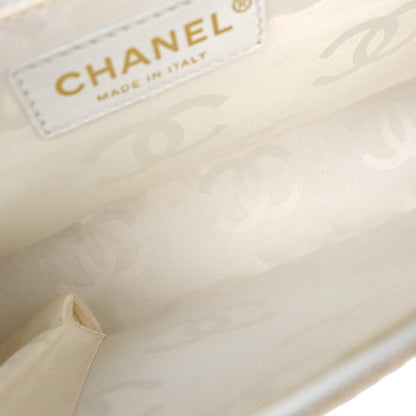 Chanel Ivory Canvas Handbag