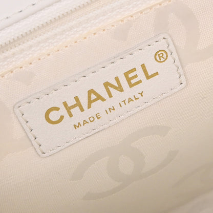Chanel Ivory Canvas Handbag