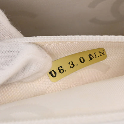 Chanel Ivory Canvas Handbag