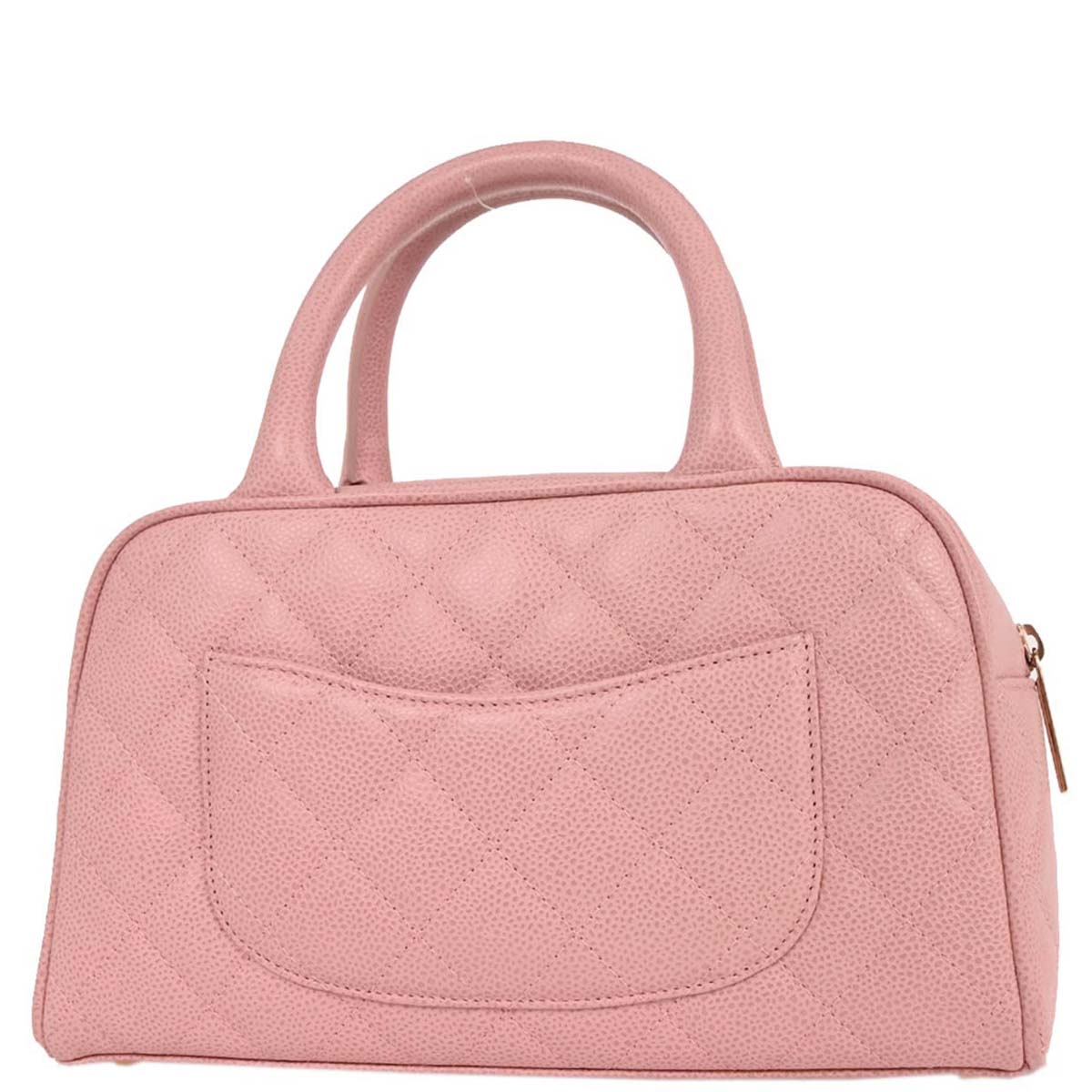 Chanel Pink Caviar Bowling Bag