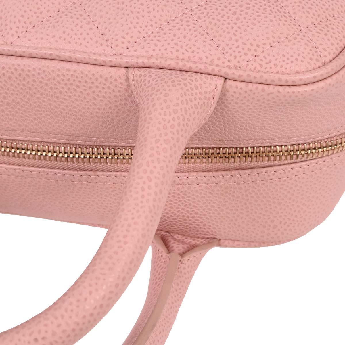 Chanel Pink Caviar Bowling Bag