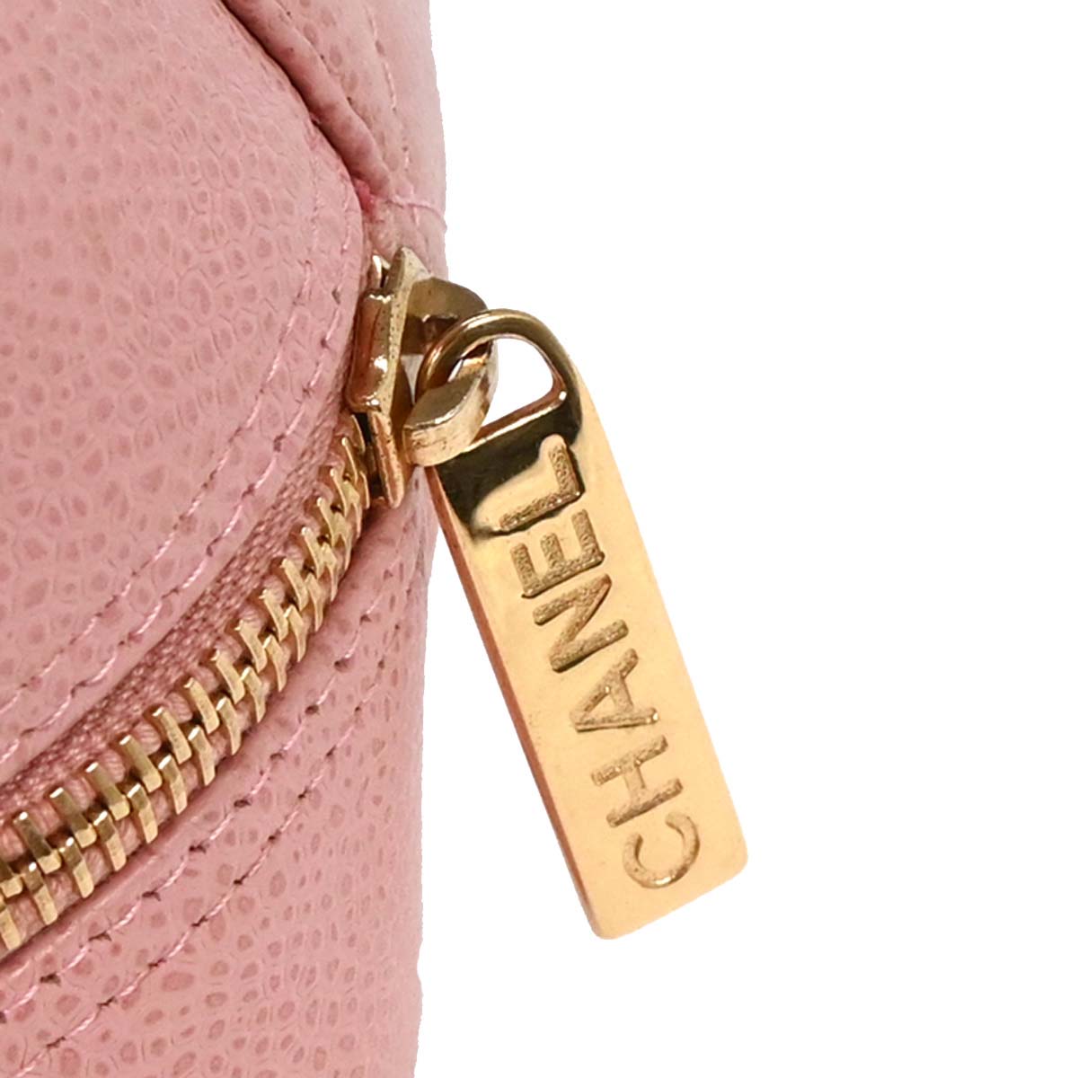 Chanel Pink Caviar Bowling Bag