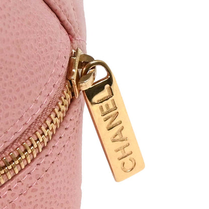Chanel Pink Caviar Bowling Bag