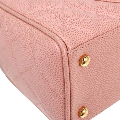 Chanel Pink Caviar Bowling Bag