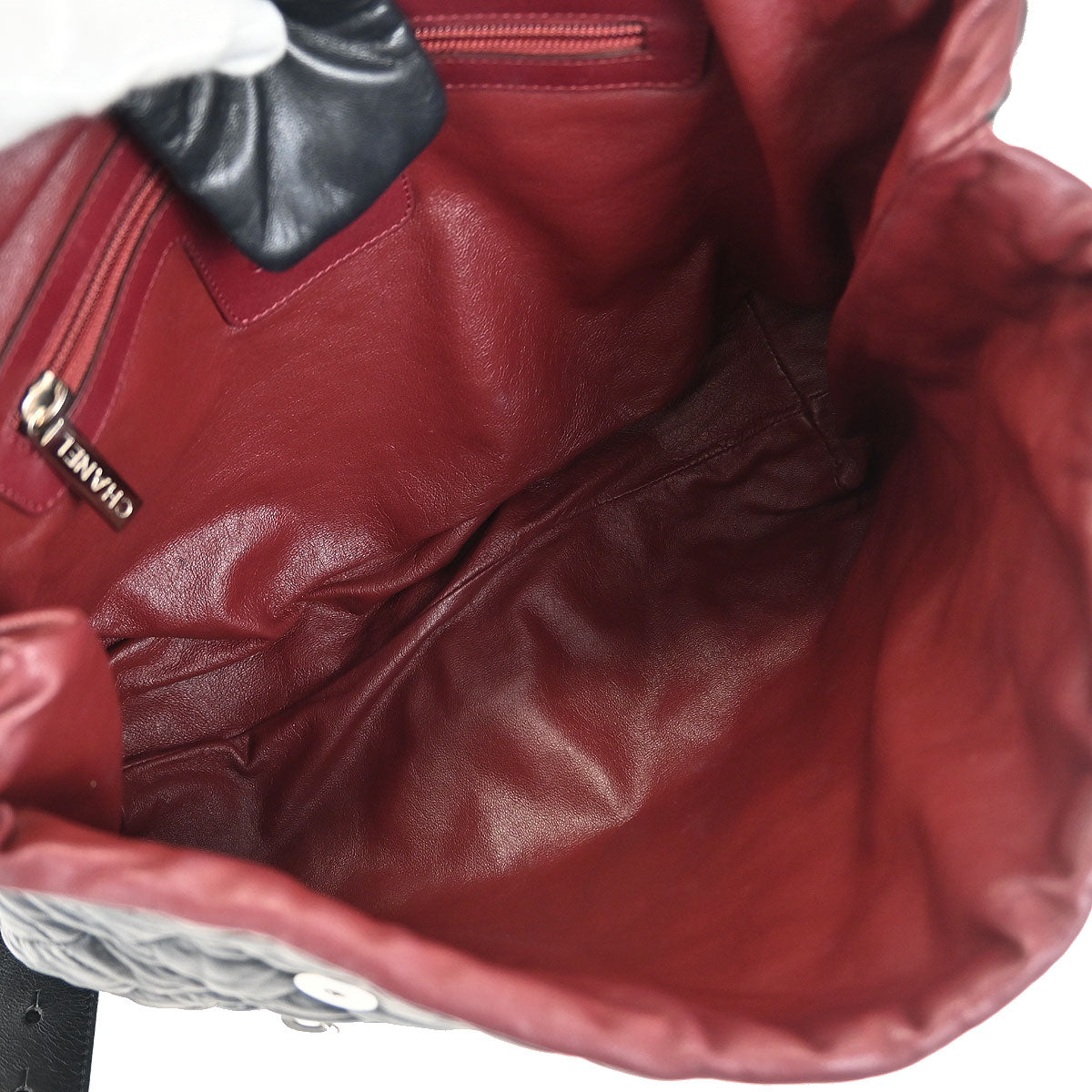 Chanel Black Calfskin Coco Cocoon Backpack