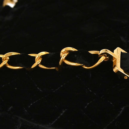 Chanel Black Velvet Backpack