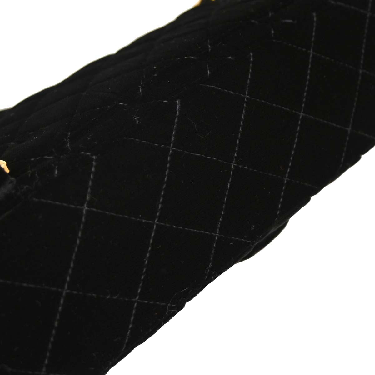 Chanel Black Velvet Backpack